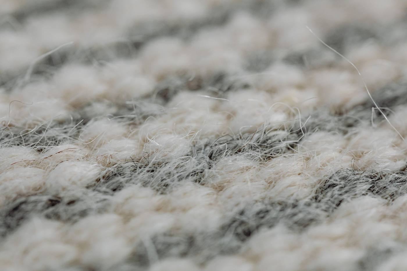 After: the wool rug cleaned, even colour