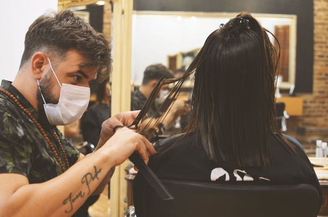 Stylist at work